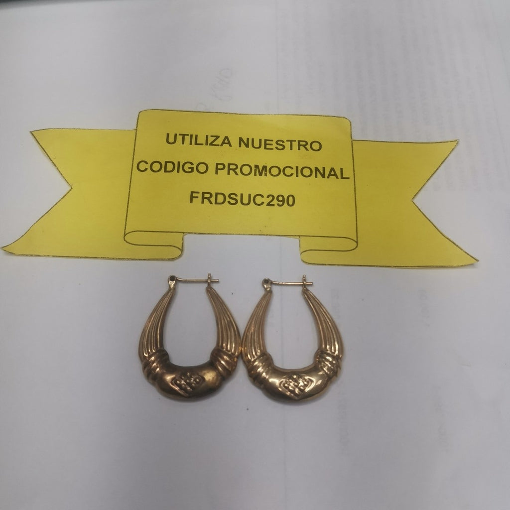 ARRACADAS PAR ORO 10 K 2.7 GRMS (SEMINUEVO)