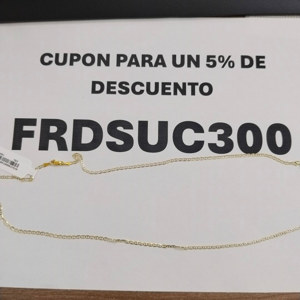 CADENA MARINERO 10K 60 CM 3 GR (NUEVO)