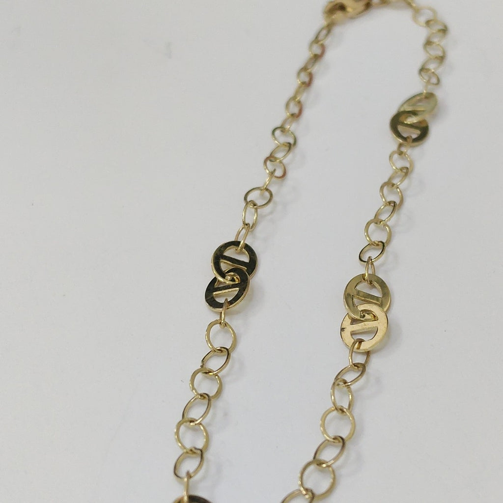 PULSERA ESPECIAL 14K 21 CM 1.8 GR (NUEVO)