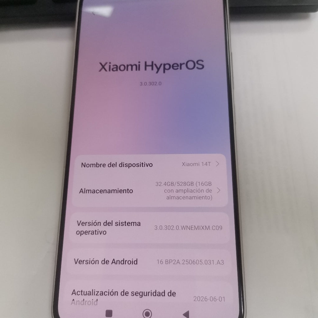 CELULAR XIAOMI 14T 5G 2406APNFAG (2024) 512 GB 12 GB RAM (SEMINUEVO)