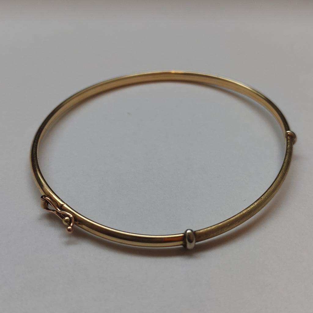 PULSERA RIGIDA ORO 10 K 3,30 GRMS (SEMINUEVO)