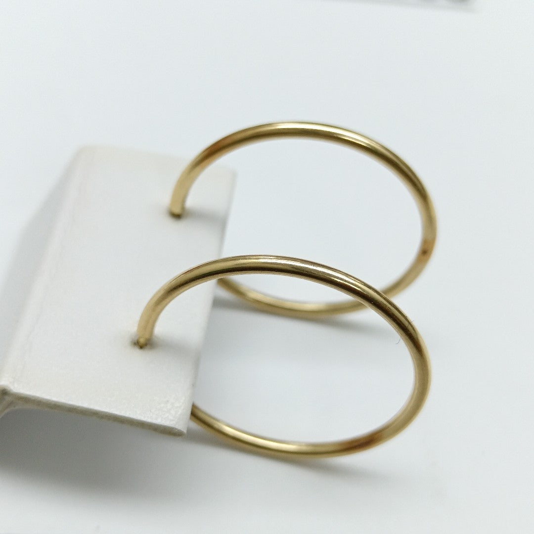 ARRACADAS PAR ORO 14 K 2,40 GRMS (SEMINUEVO)