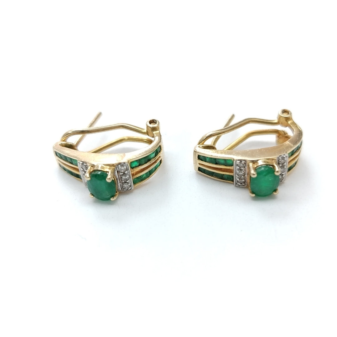 ARETES PAR ORO 14 K 3,60 GRMS (SEMINUEVO)