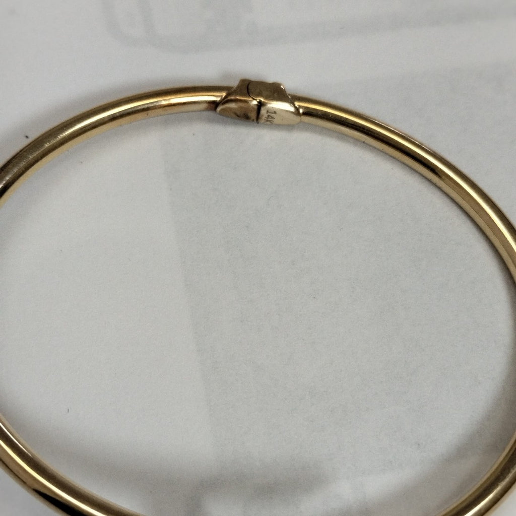 PULSERA RIGIDA ORO 14 K 7.5 GRMS (SEMINUEVO)