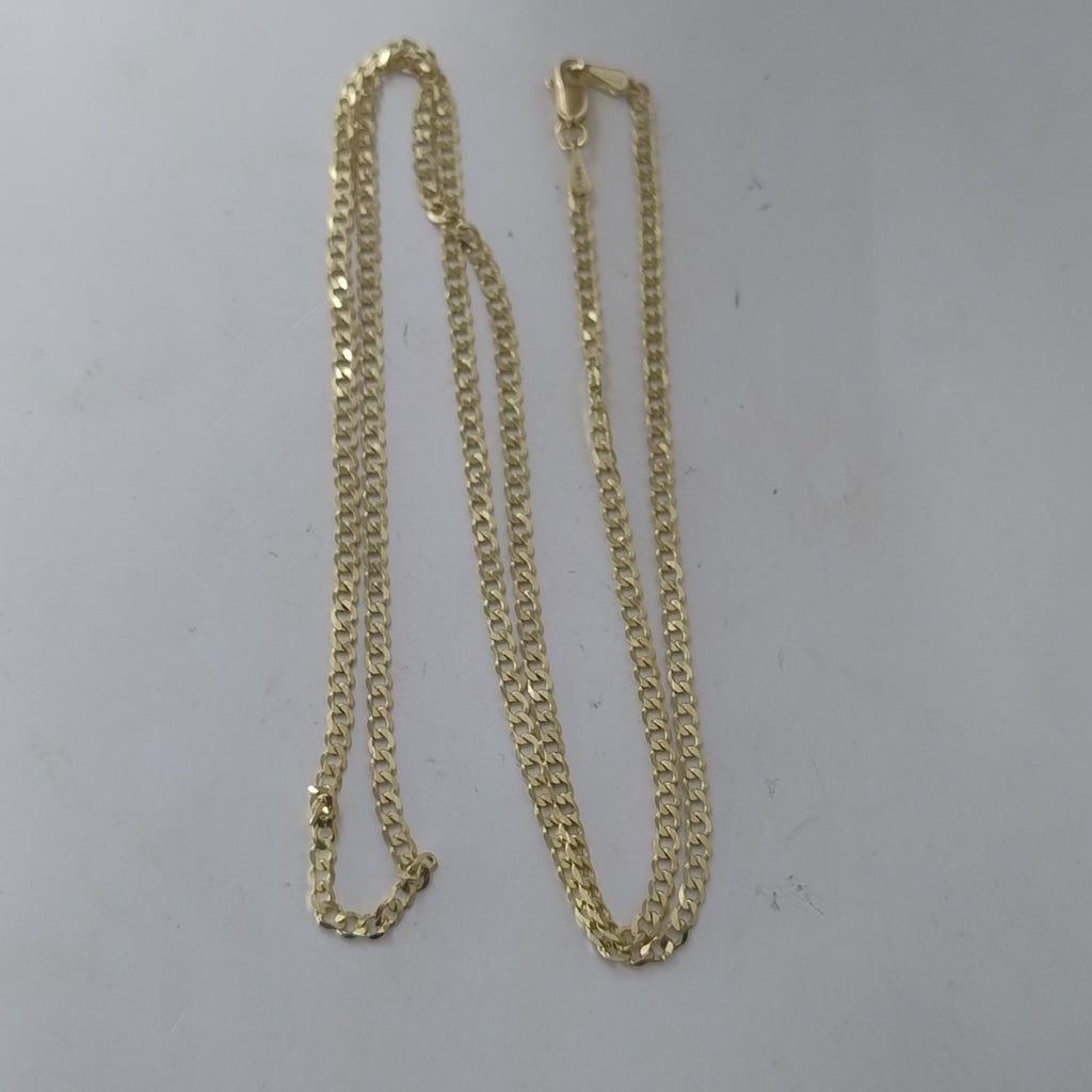 CADENA BARBADA 14K 60 CM 5.9 GR (NUEVO)