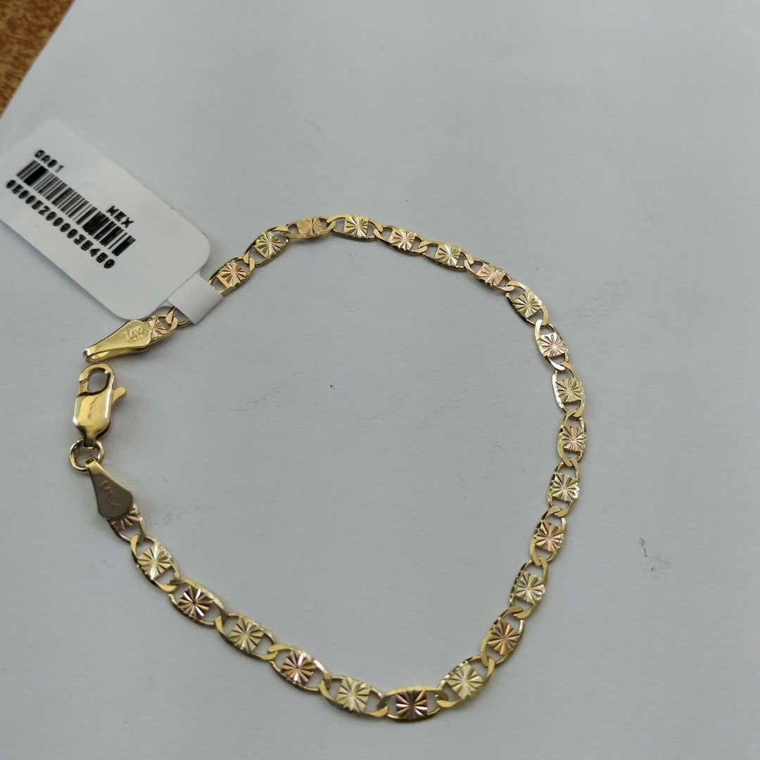 PULSERA GUCHI 14K 18 CM 2.9 GR (NUEVO)