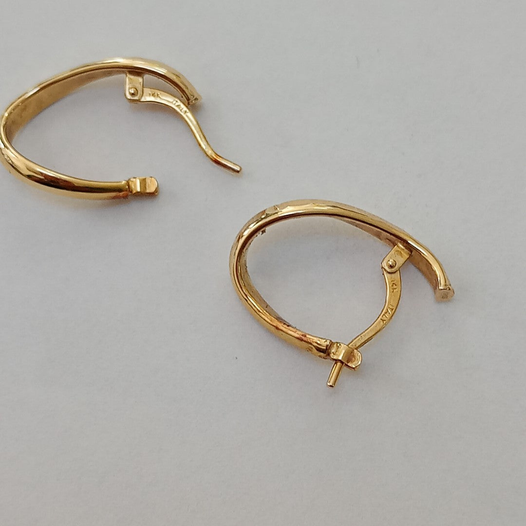 ARRACADAS PAR ORO 14 K 1,40 GRMS (SEMINUEVO)