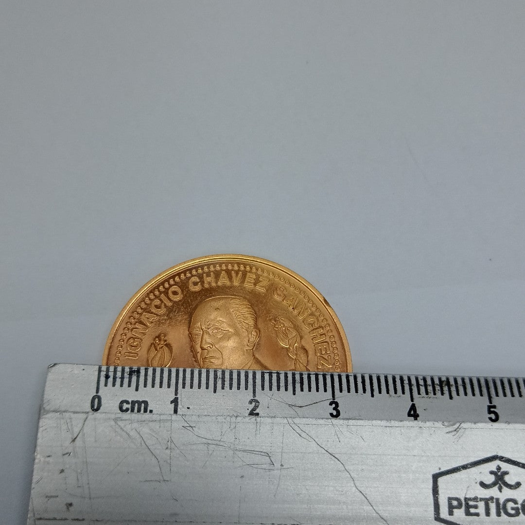 MEDALLA CONMEMORATIVA ORO 21 K 24.6 GRMS (SEMINUEVO)