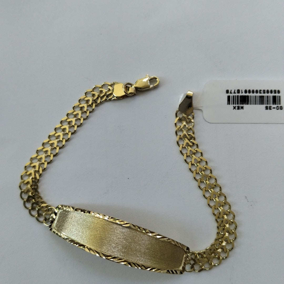 PULSERA ESCLAVA CHINO 14K 21 CM 9.9 GR (NUEVO)