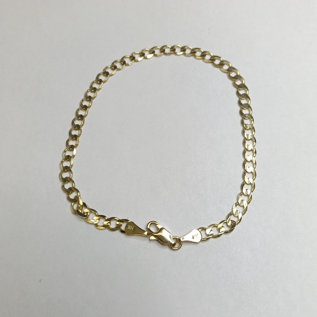 PULSERA BARBADA 14K 21 CM 5.1 GR (NUEVO)
