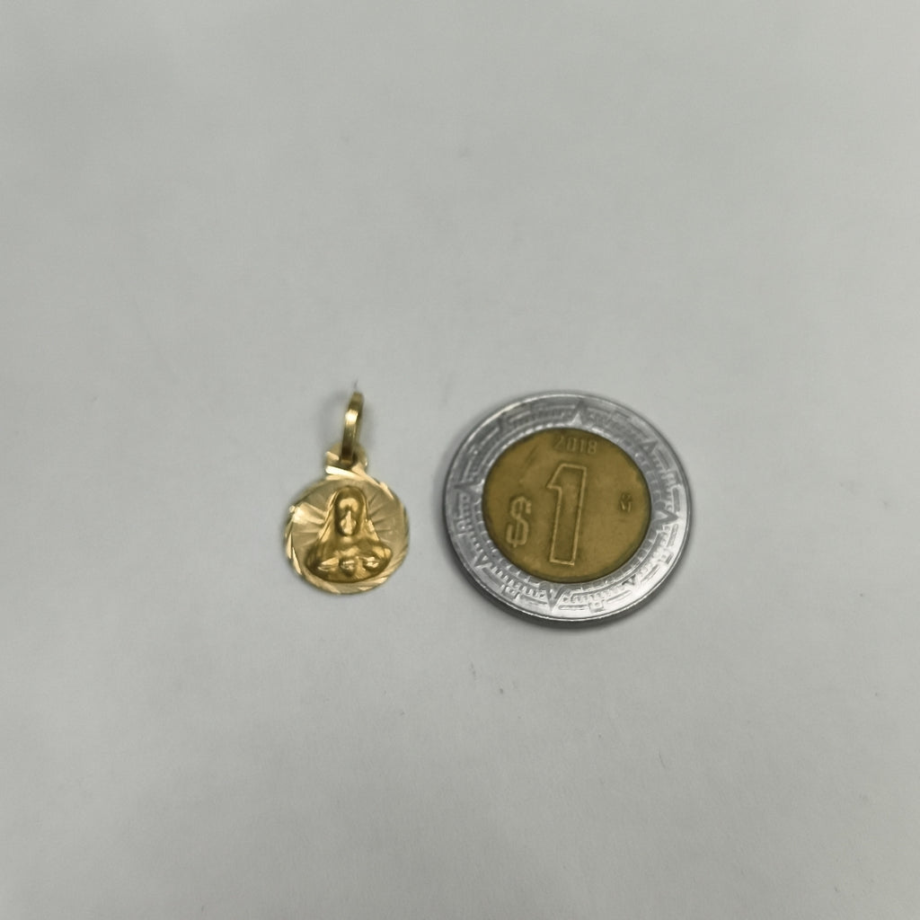 MEDALLA RELIGIOSA ORO 10 K 0.7 GRMS (SEMINUEVO)