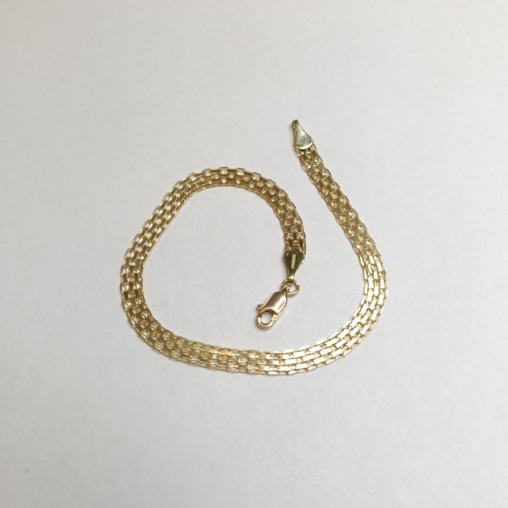PULSERA ESPECIAL 10K 21 CM 4.5 GR (NUEVO)