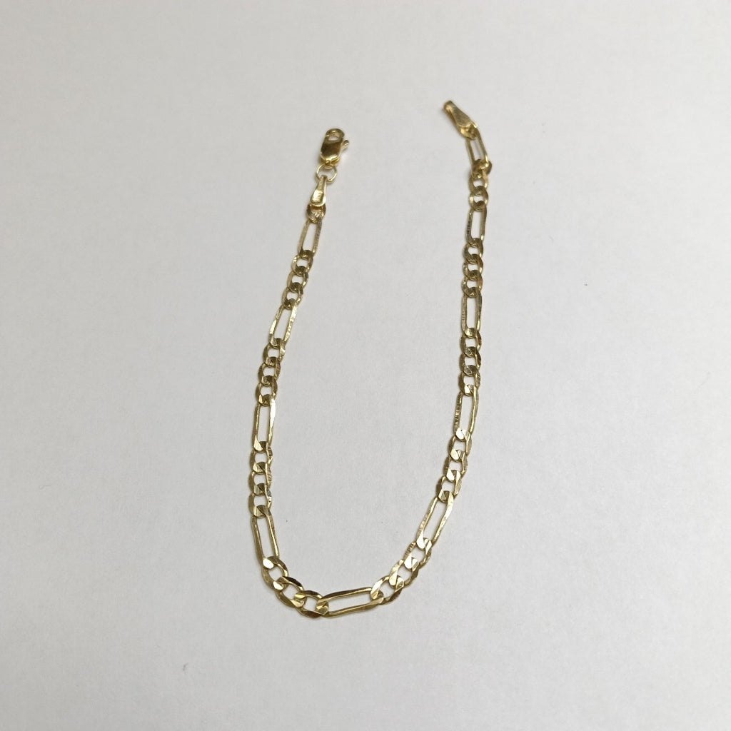 PULSERA TEJIDO 3X1 14K 18 CM 2.7 GR (NUEVO)