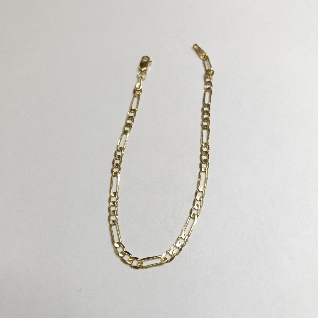 PULSERA TEJIDO 3X1 14K 18 CM 2.7 GR (NUEVO)