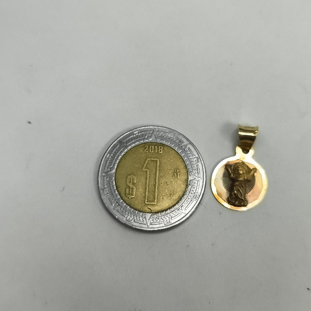 MEDALLA RELIGIOSA ORO 10 K 0,70 GRMS (SEMINUEVO)