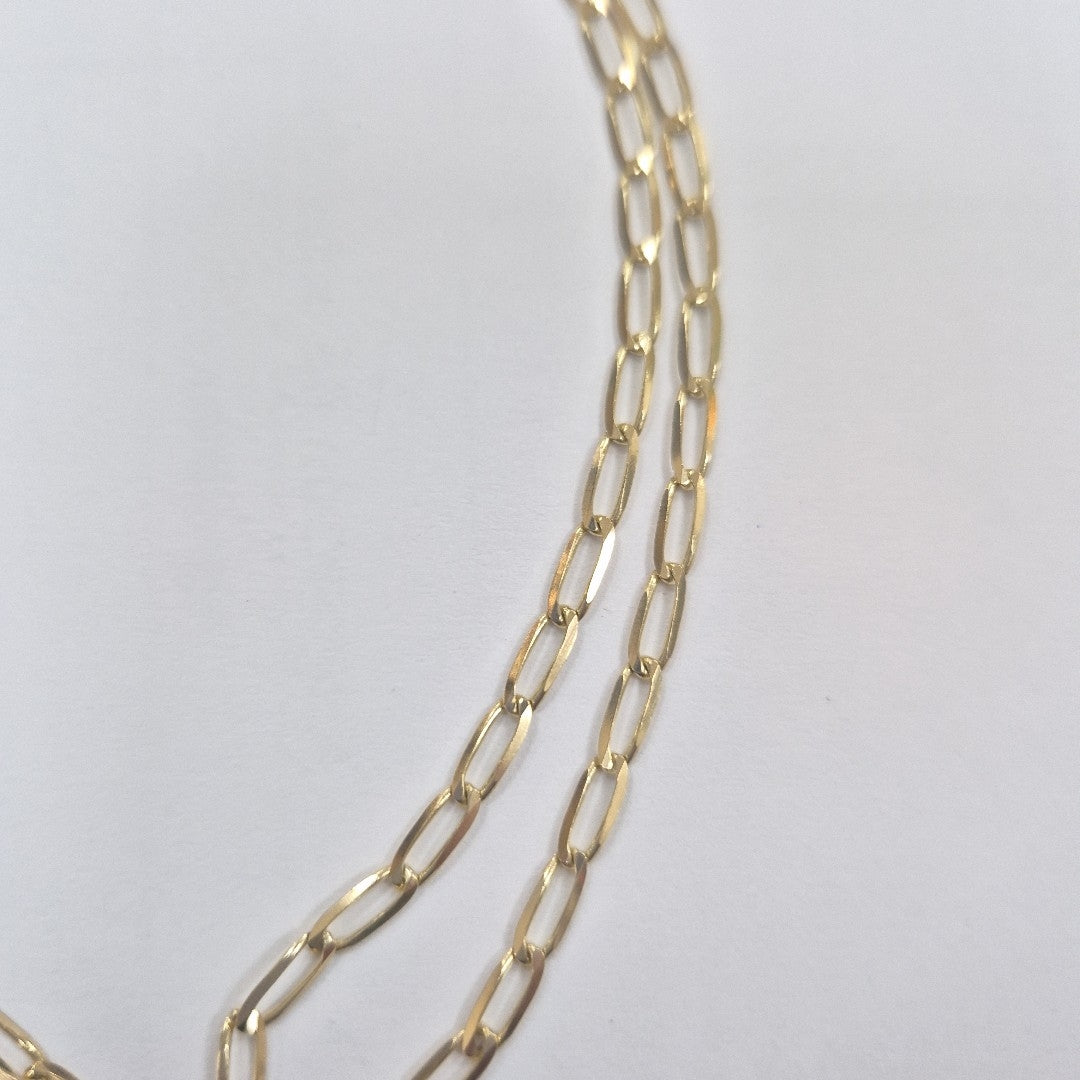 CADENA ESLABON 14K 55 CM 6.6 GR (NUEVO)
