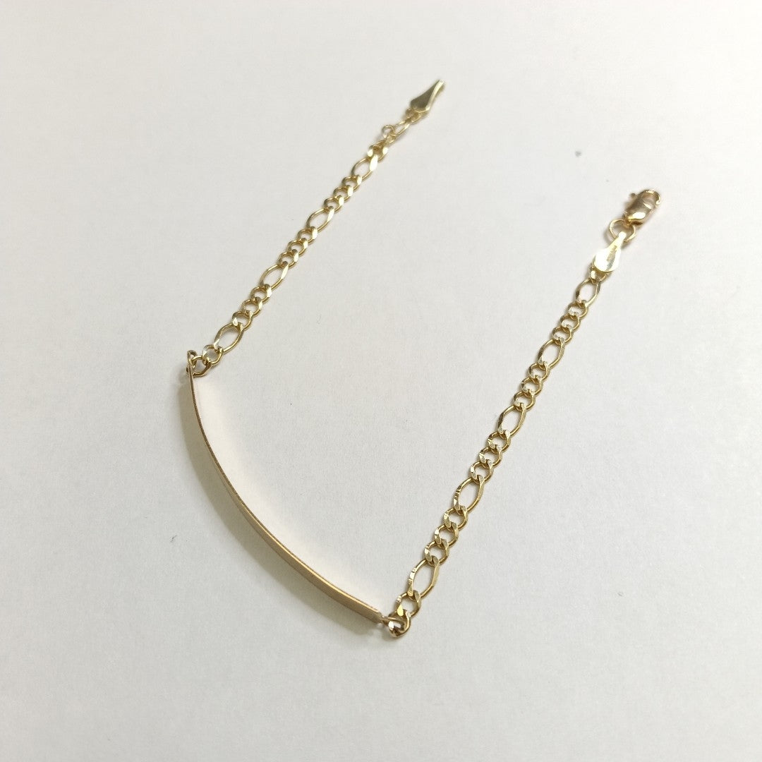 PULSERA ESCLAVA 3X1 10K 18 CM 2.6 GR (NUEVO)