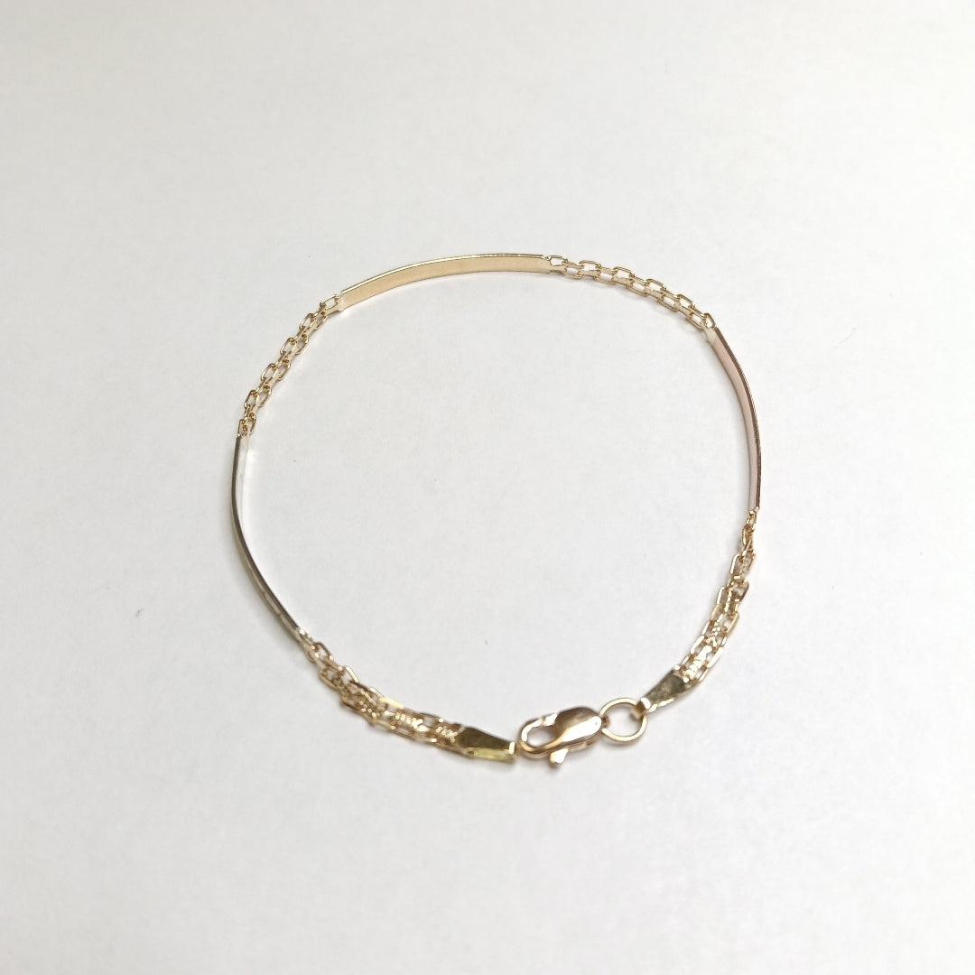 PULSERA ESPECIAL 10K 18 CM 2.5 GR (NUEVO)