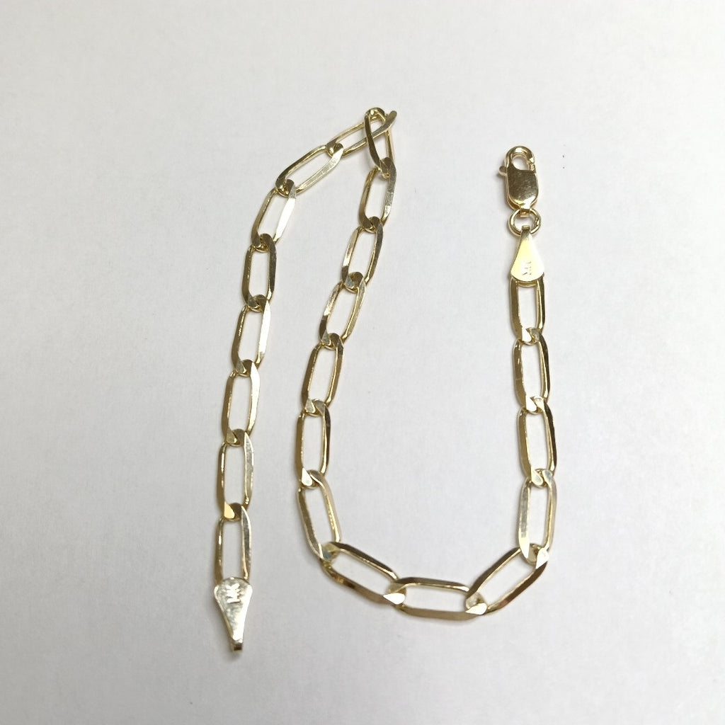 PULSERA ESLABON 14K 21 CM 4.1 GR (NUEVO)