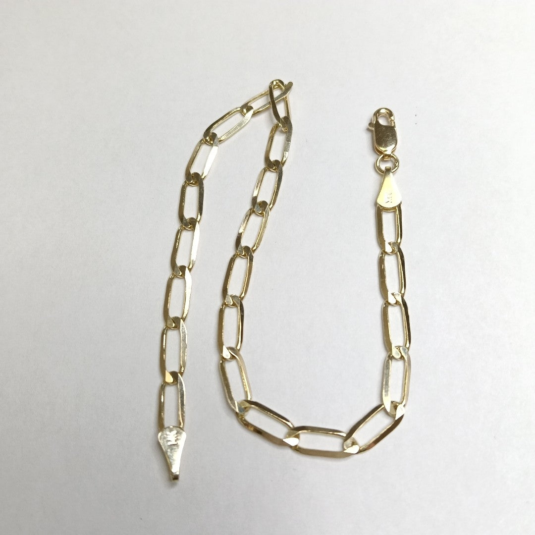 PULSERA ESLABON 14K 21 CM 4.1 GR (NUEVO)