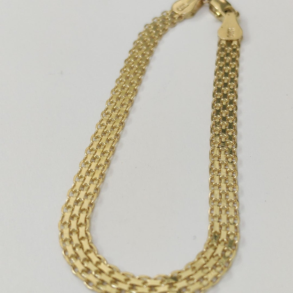 PULSERA ESPECIAL 14K 18 CM 4.4 GR (NUEVO)