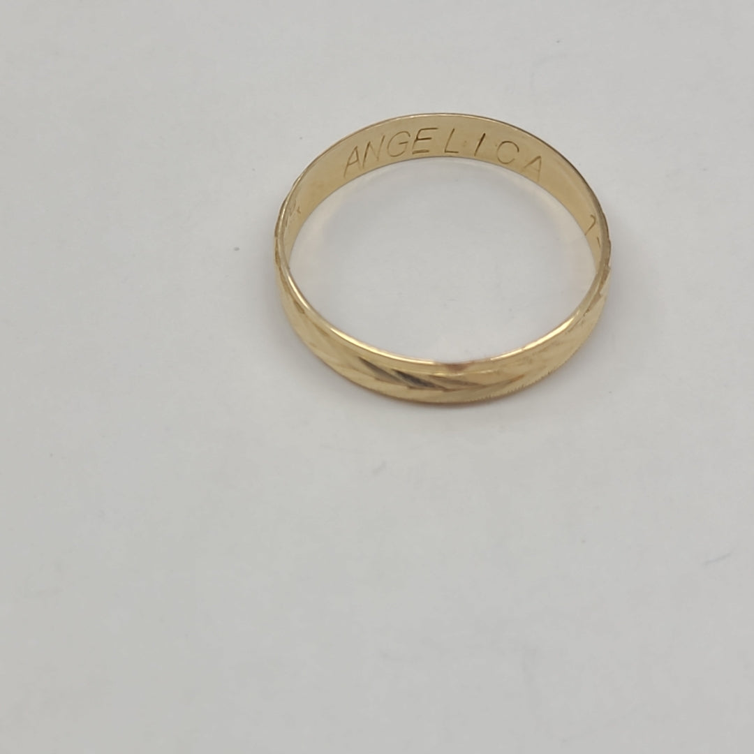 ARGOLLA ORO 10 K 1.2 GRMS (SEMINUEVO)