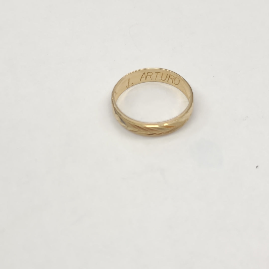 ARGOLLA ORO 10 K 0.8 GRMS (SEMINUEVO)