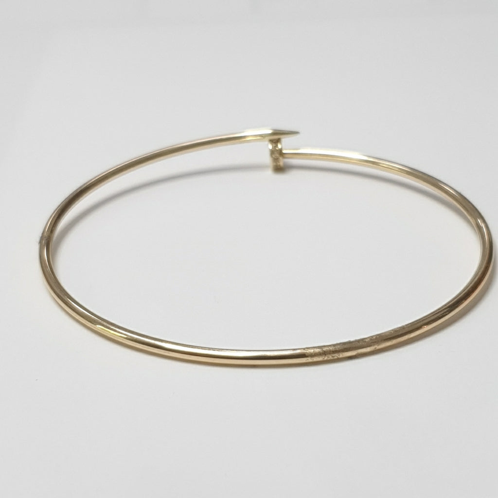 PULSERA CLAVO ORO 14K 2.8 (NUEVO)