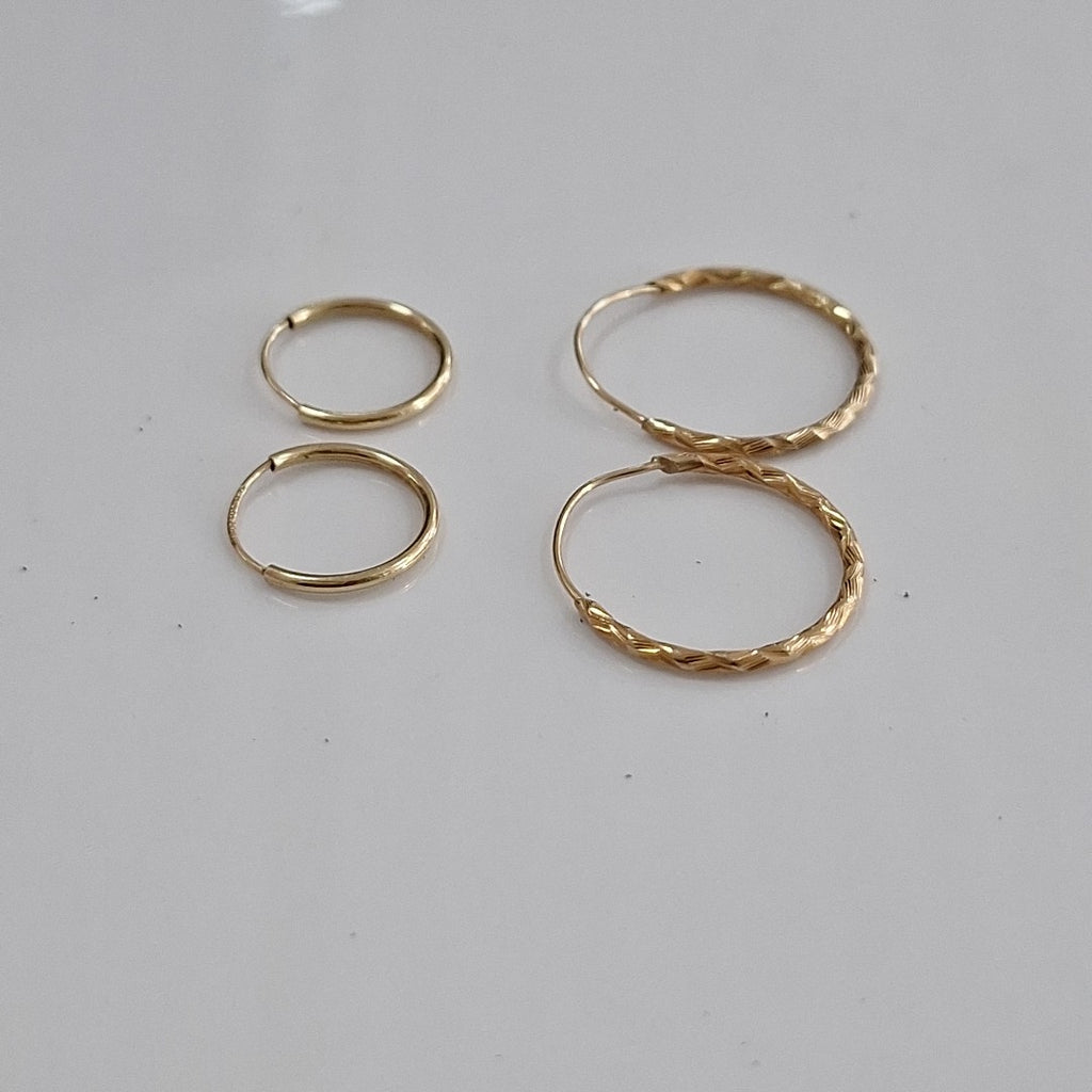 ARRACADAS PAR ORO 10 K 0.8 GRMS (SEMINUEVO)