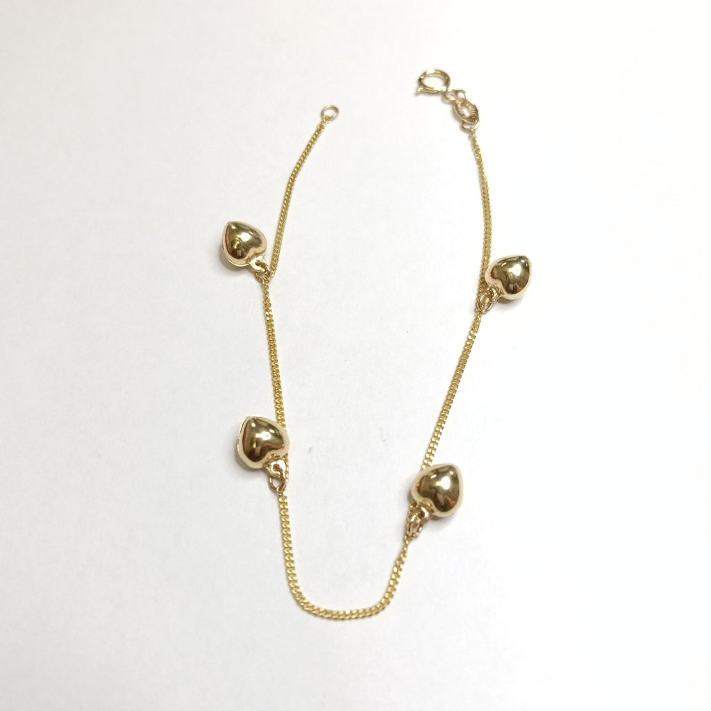 PULSERA ESPECIAL DIJES 10K 18 CM 1.7 GR (NUEVO)