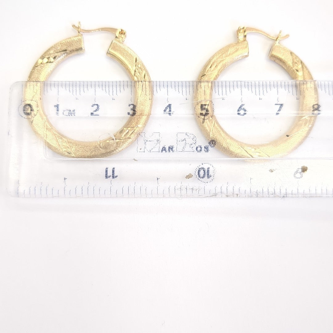 ARRACADAS PAR ORO 10 K 5,80 GRMS (SEMINUEVO)