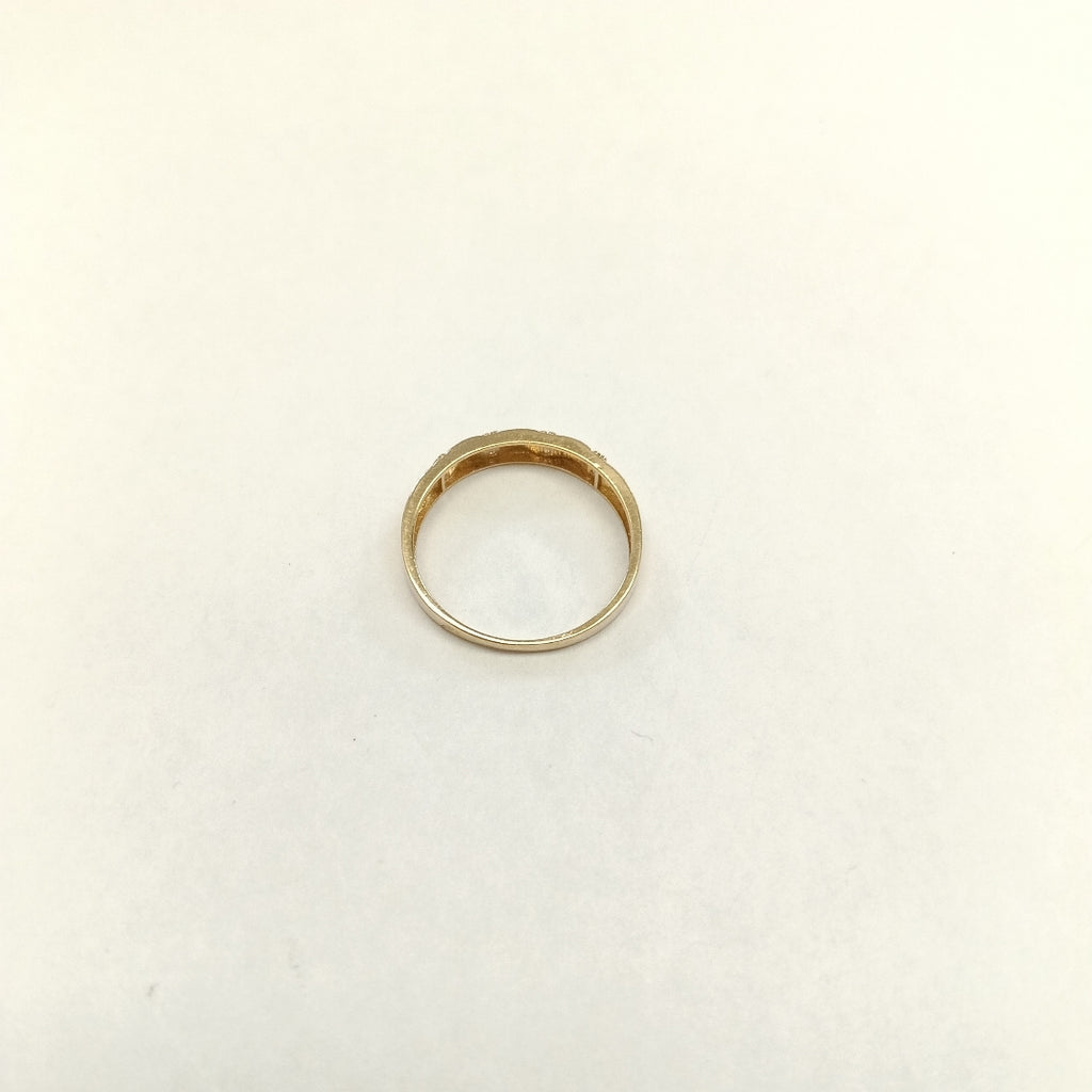 ANILLO ANILLITO C CIRCONIAS 14K 7 TALLA 1.4 GR (NUEVO)
