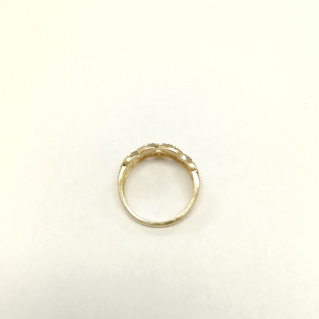 ANILLOS C CIRCONIAS 14K TALLA 8 2.5 GR (NUEVO)