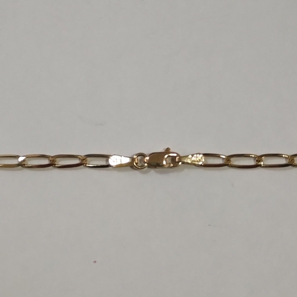 CADENA ESLABON 14K 55 CM 6.6 GR (NUEVO)