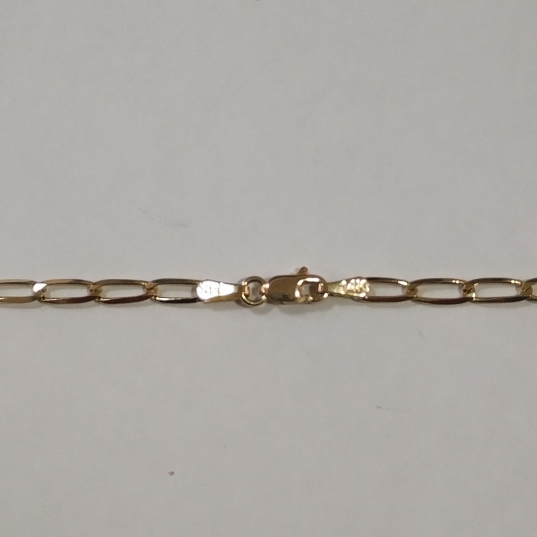CADENA ESLABON 14K 55 CM 6.6 GR (NUEVO)