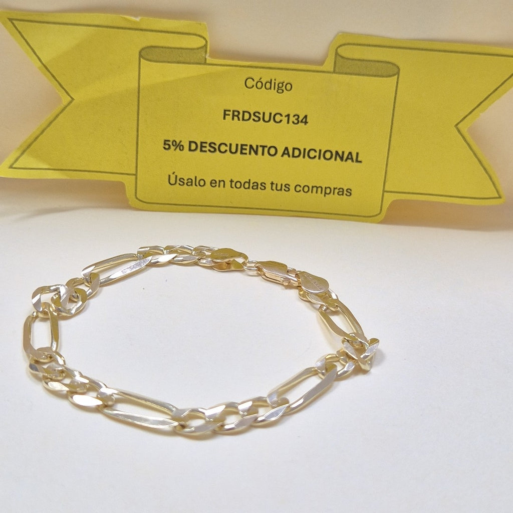 PULSERA 3X1 14K 21 CM 14 GR (NUEVO)