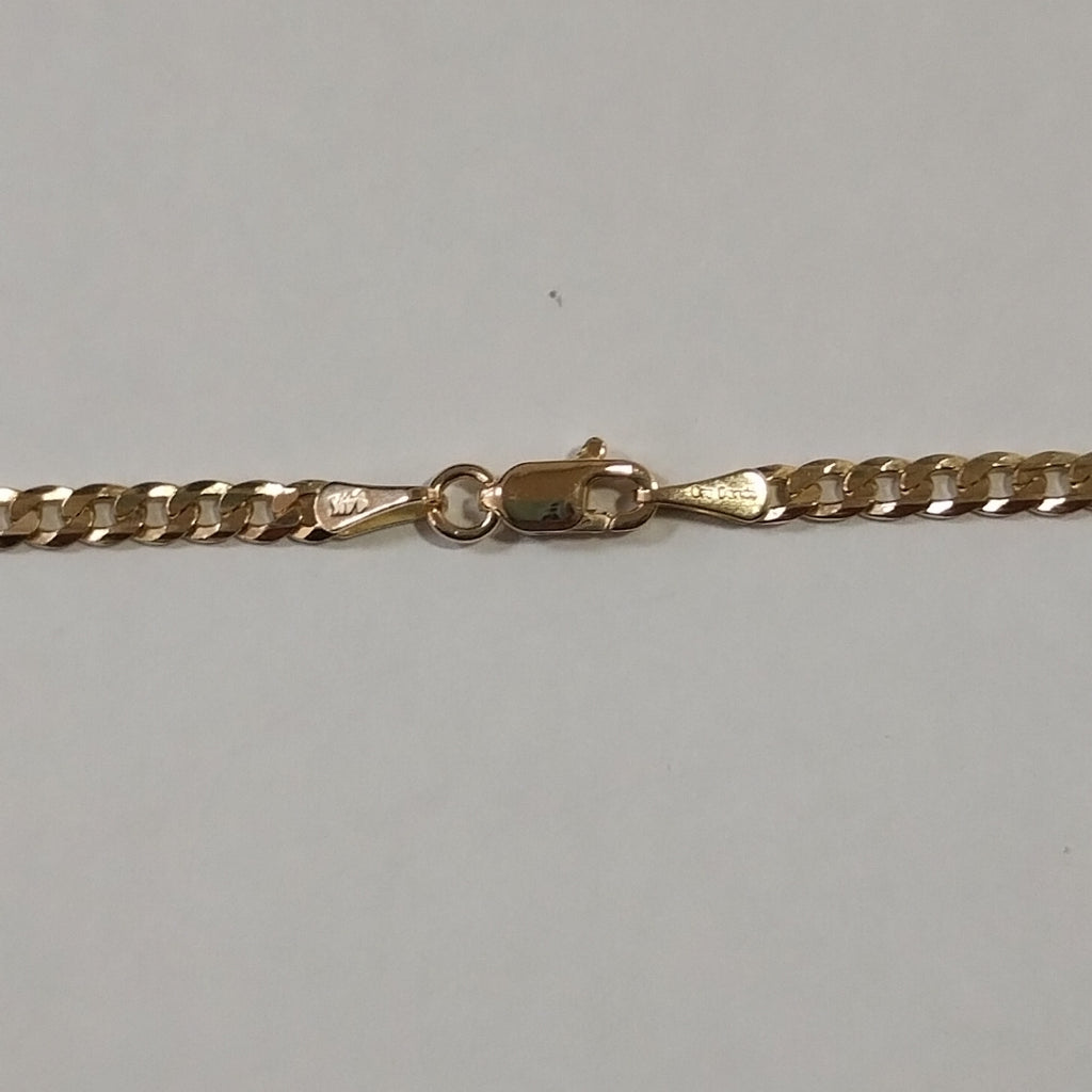 CADENA BARBADA 14K 60 CM 9.9 GR (NUEVO)