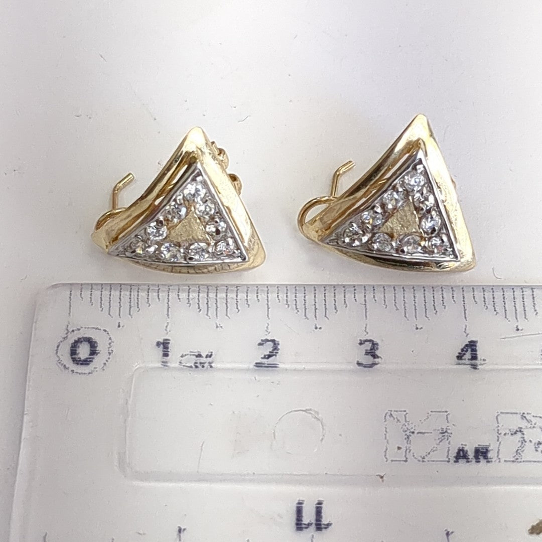 ARETES PAR ORO 14 K 4,30 GRMS (SEMINUEVO)