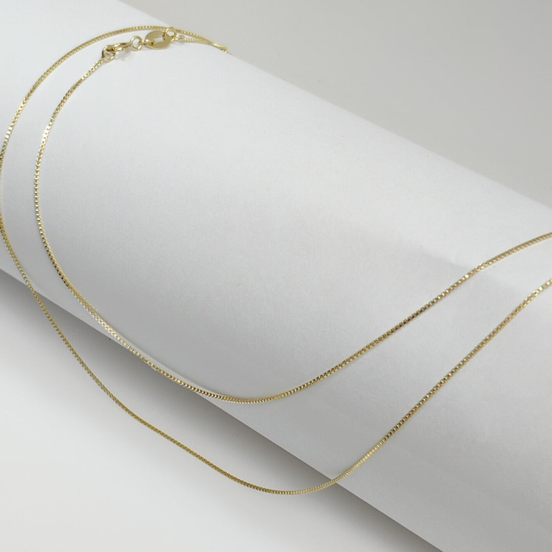 CADENA VENECIANO 14K 55 CM 1.8 GR (NUEVO)