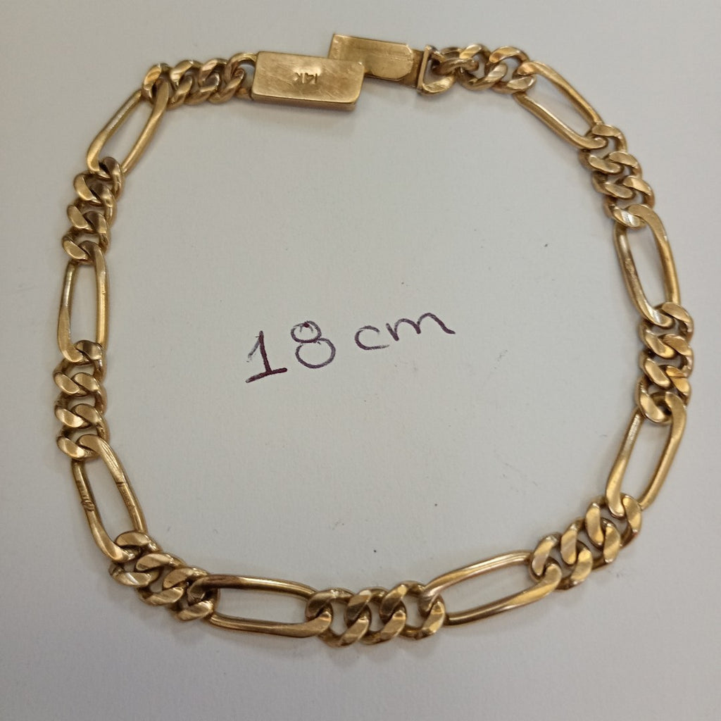 PULSERA ORO 14 K 9.6 GRMS (SEMINUEVO)