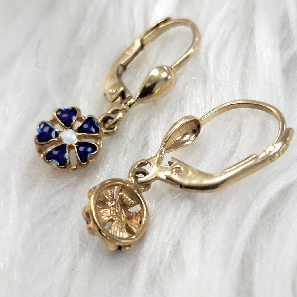 ARETES PAR ORO 14 K 1.8 GRMS (SEMINUEVO)