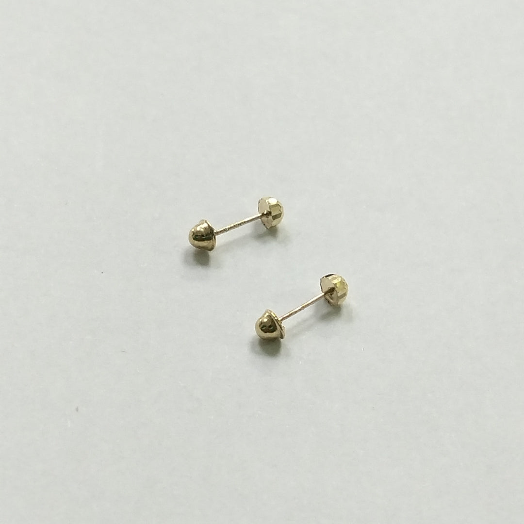 BROQUELES BROQUEL FIG HONGO 14K 0.17 GR (NUEVO)