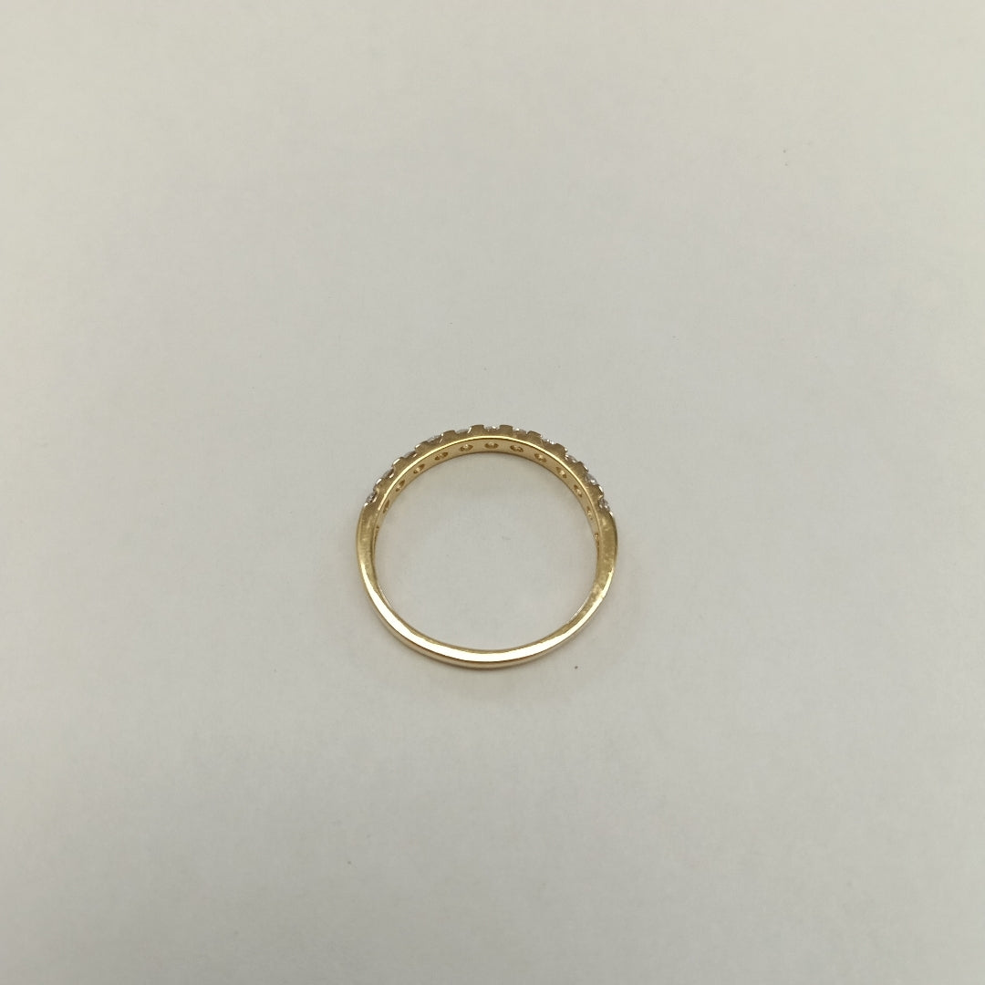 ANILLO ANILLITO MEDIA CHURUMBELA 14K 9 TALLA 2.2 GR (NUEVO)