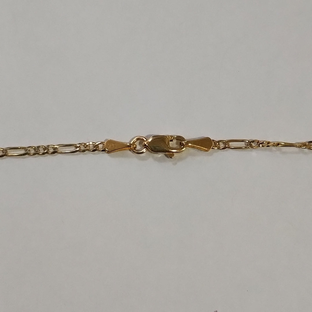 CADENA 3X1 14K 50 CM 3.4 GR (NUEVO)