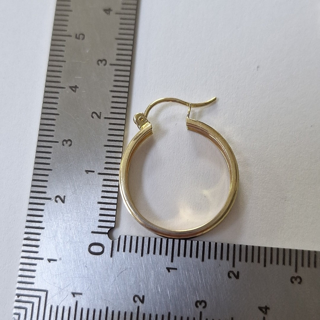 ARETES ARRACADAS LABRADAS 10K 2.2 GR (NUEVO)