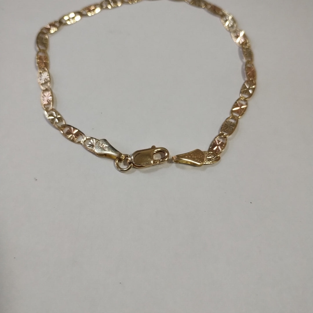 PULSERA GUCHI 14K 18 CM 2.8 GR (NUEVO)