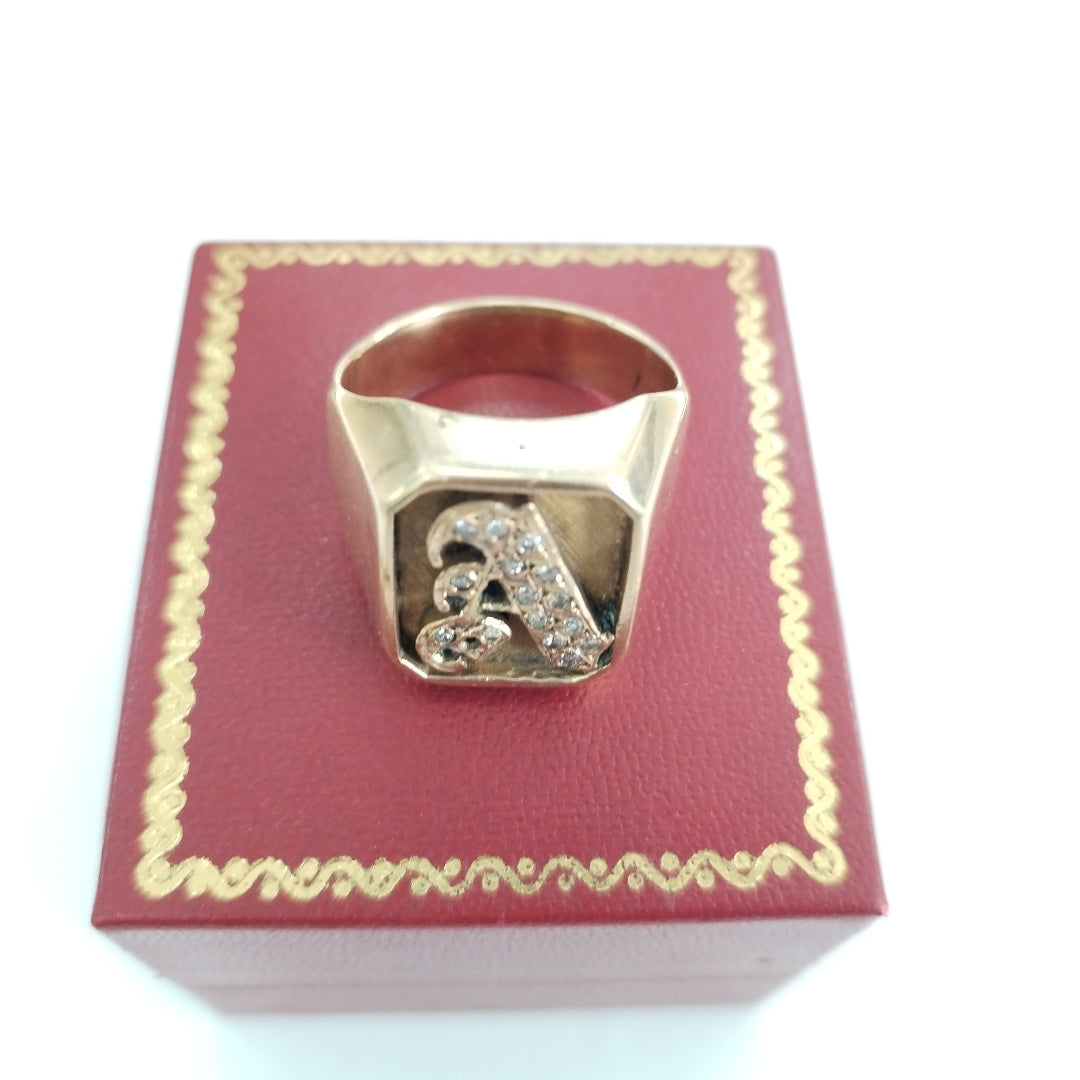 ANILLO ORO 14 K 6 GRMS (SEMINUEVO)