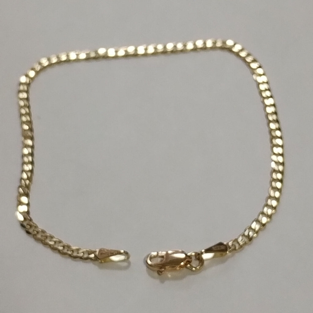 PULSERA BARBADA 14K 18 CM 2 GR (NUEVO)
