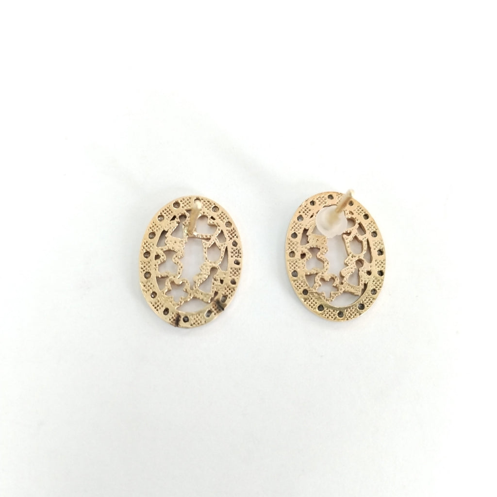ARETES PAR ORO, ORO BLANCO 14 K 3.4 GRMS (SEMINUEVO)