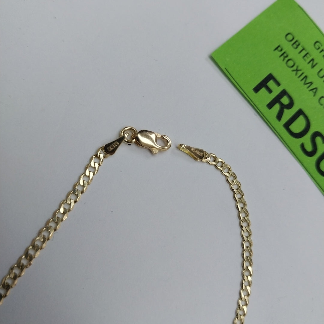 PULSERA BARBADA 14K 21 CM 2.3 GR (NUEVO)